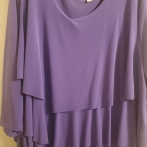 Susan Graver Purple Tunic Top